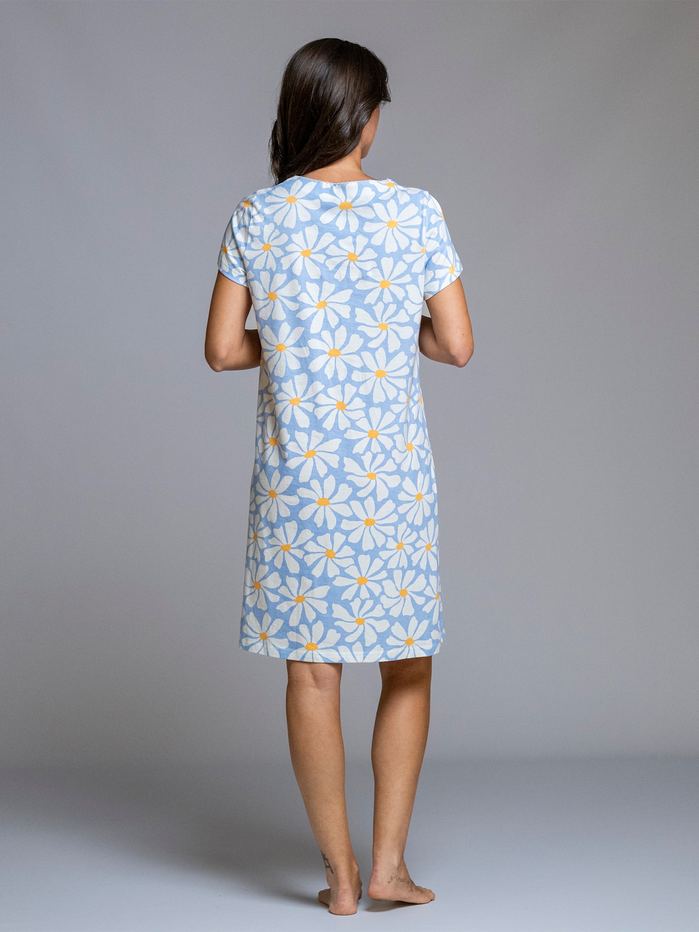Camisa de Noite Estampada