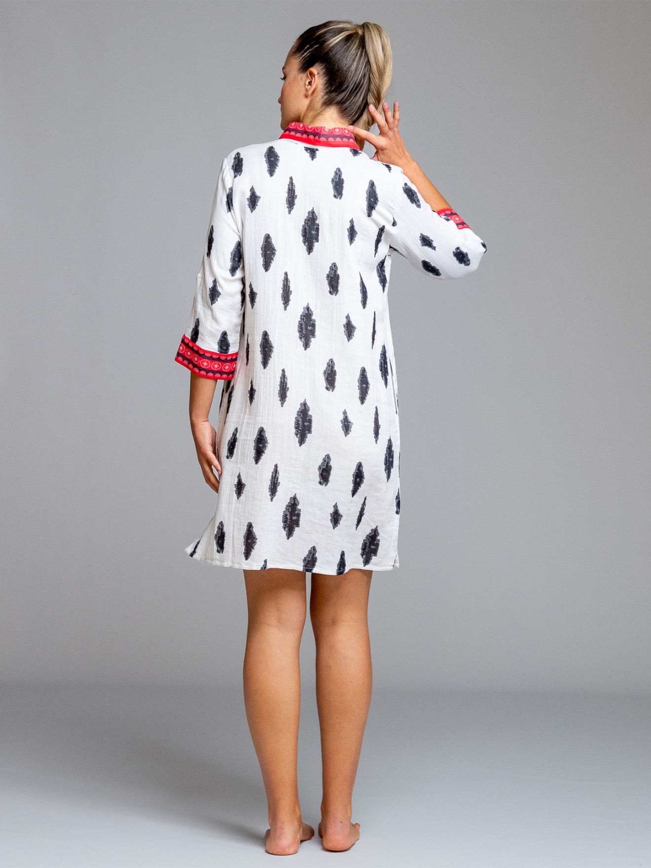Vestido de Praia Estampado