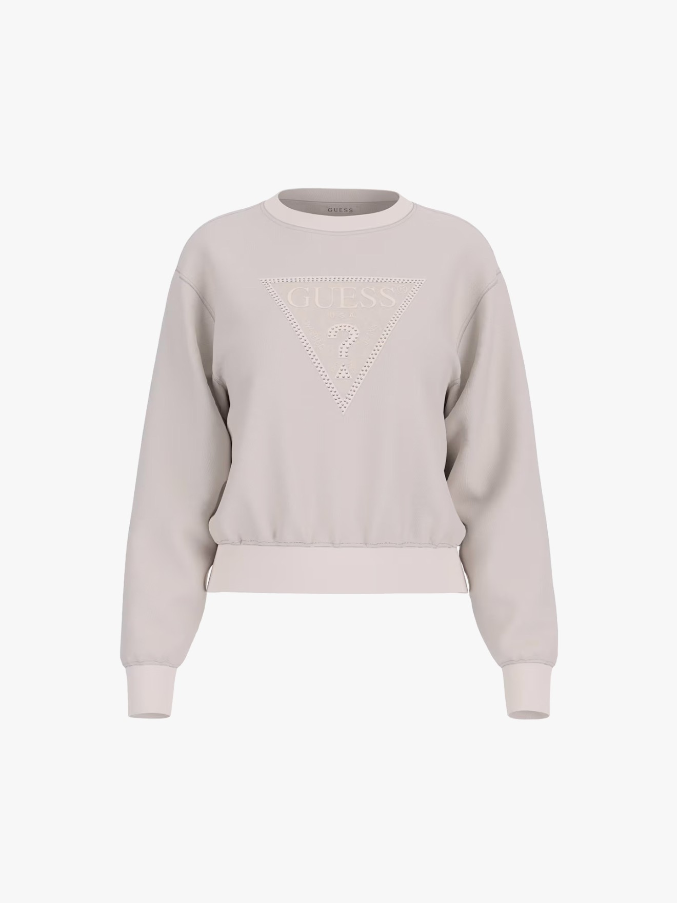 Sweatshirt com Log�tipo em Renda