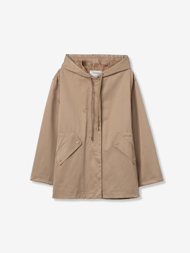 Parka com Capuz Ajustável