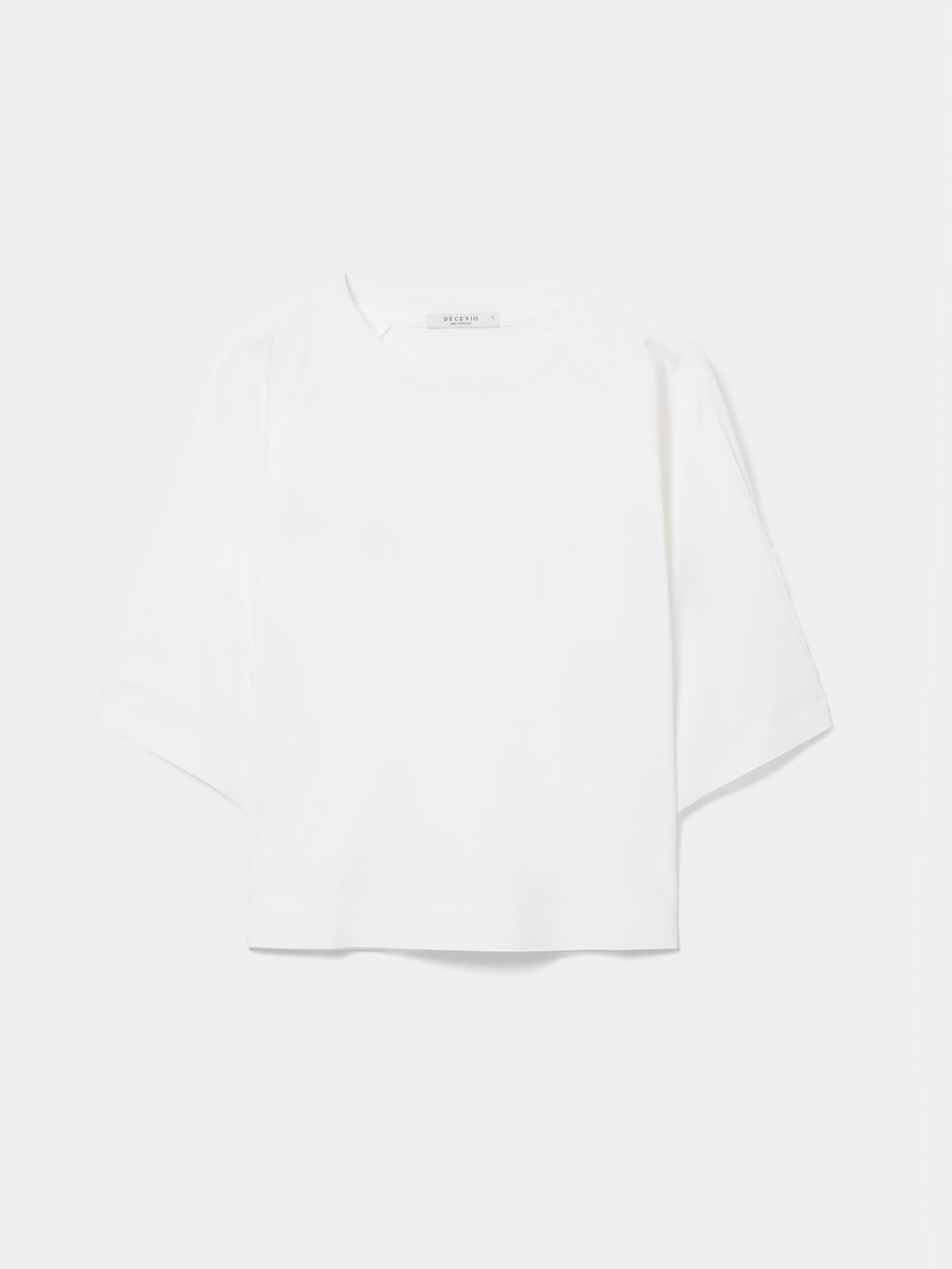 T-shirt com Decote Redondo