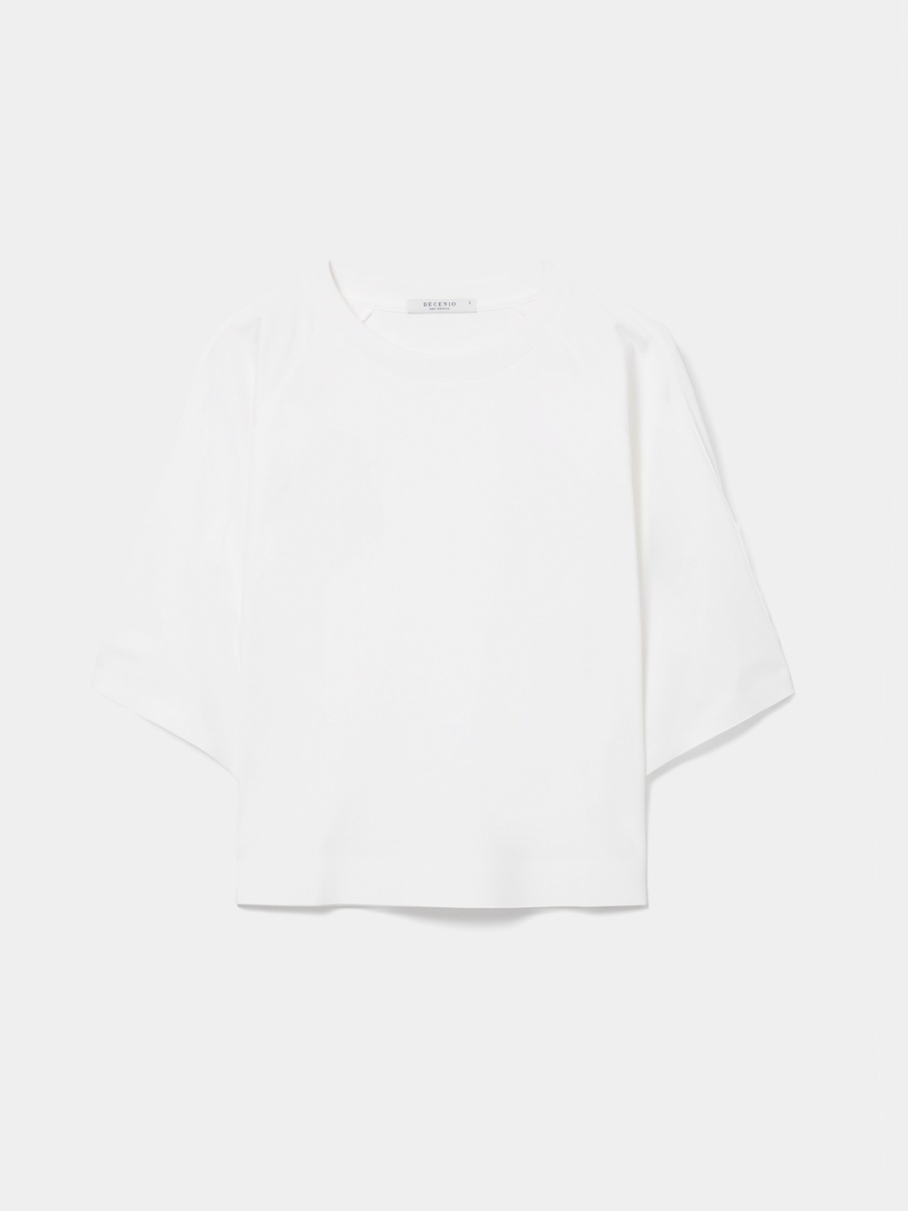 T-shirt com Decote Redondo