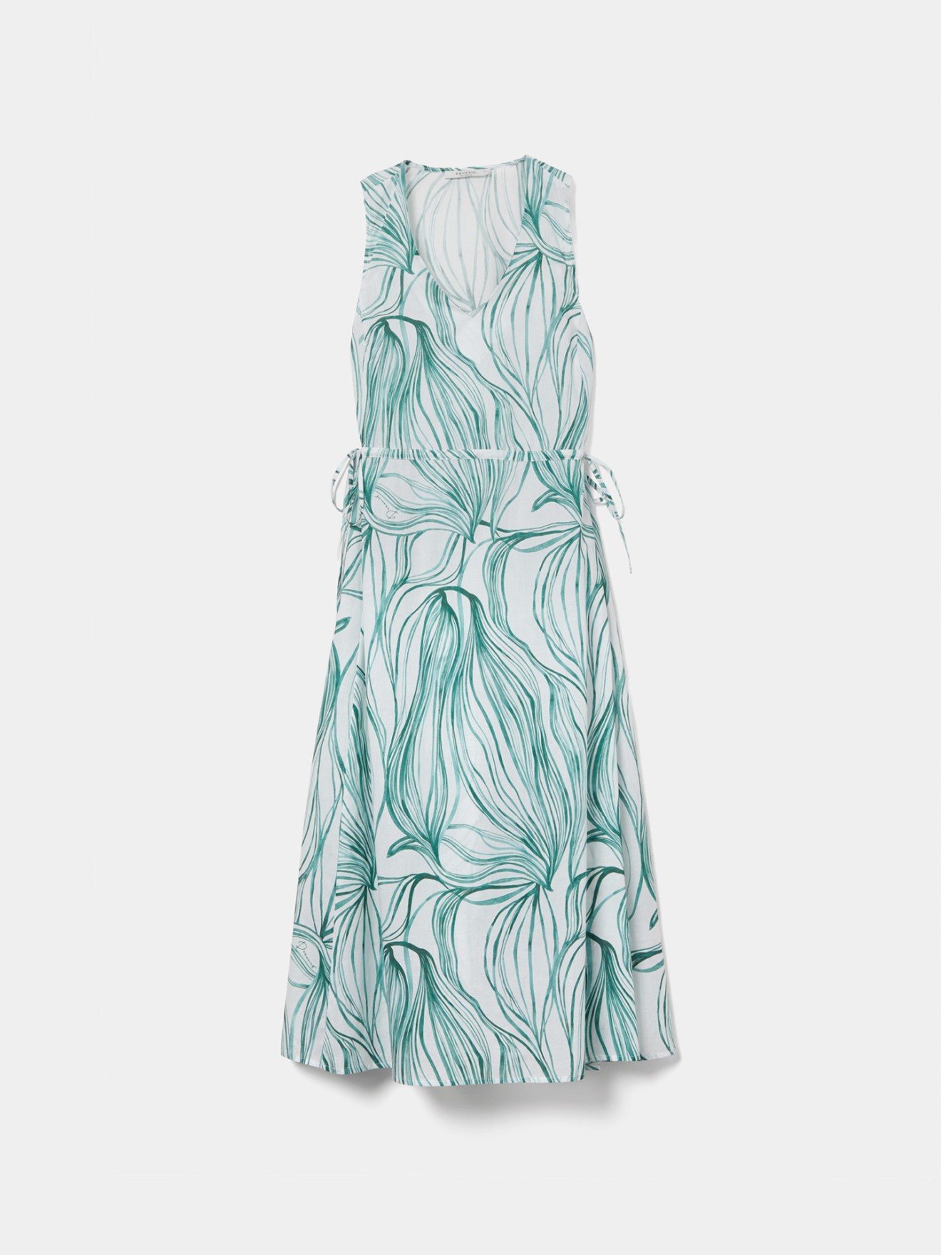 Vestido Midi com Padr�o