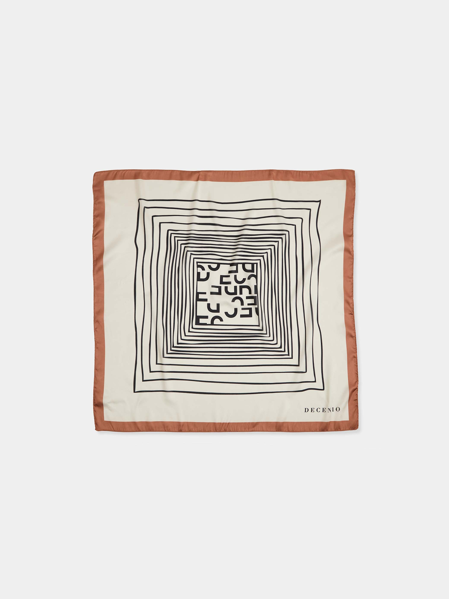 Lenço Quadrado com Estampado