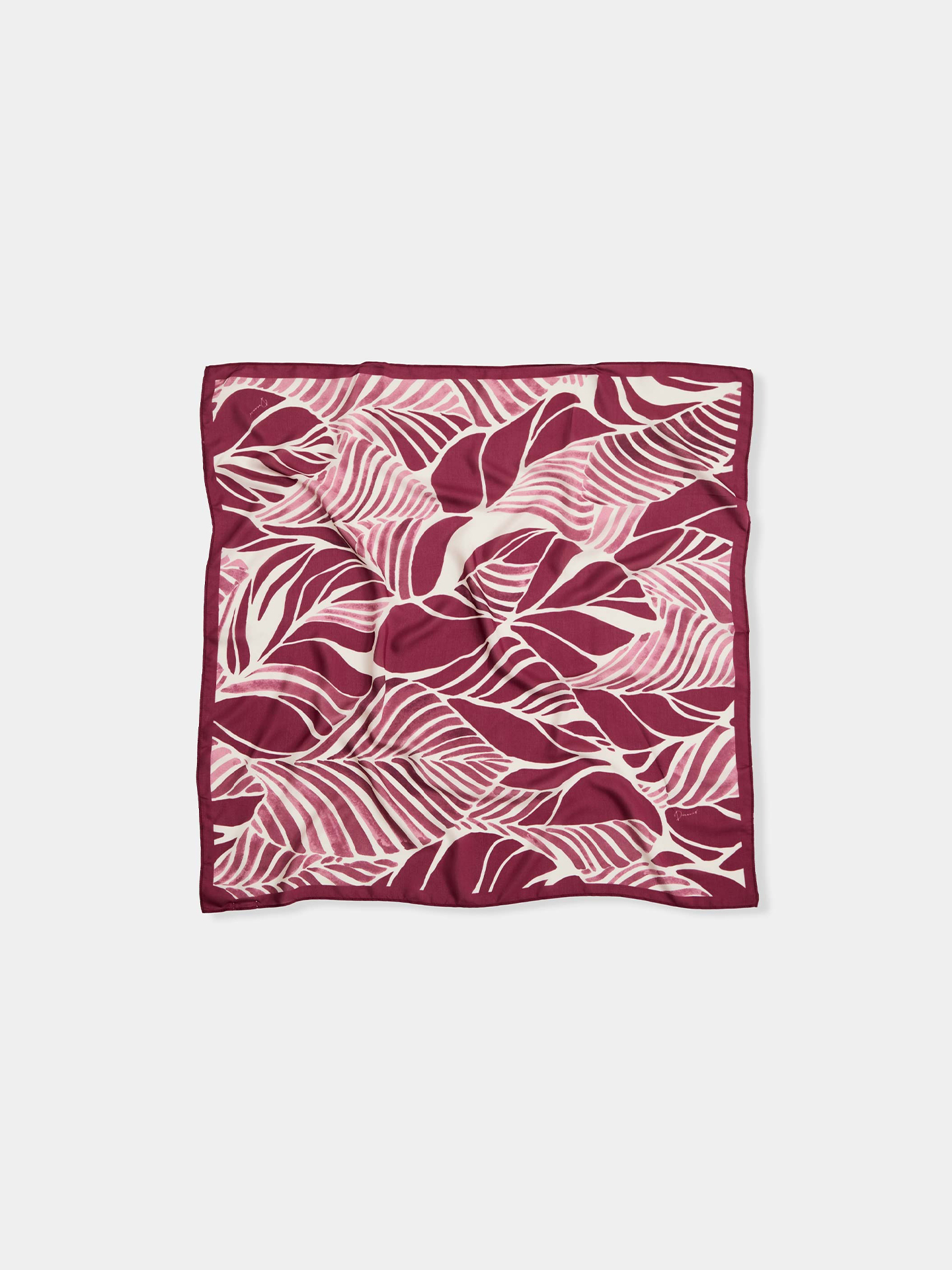 Lenço Quadrado com Estampado