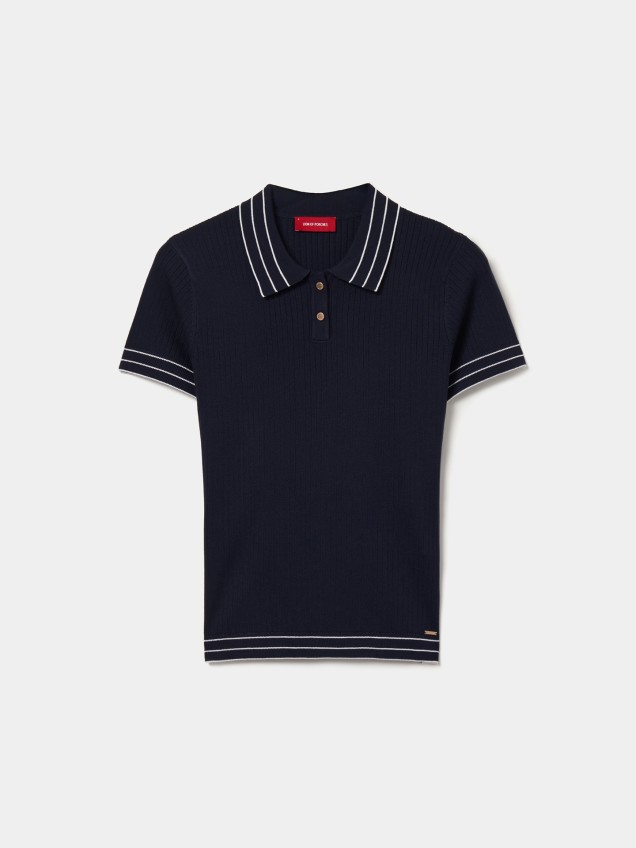 Polo de Malha Canelada