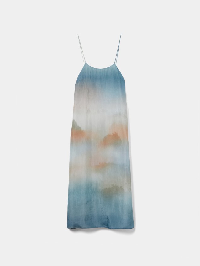 Vestido Comprido de Alças Finas
