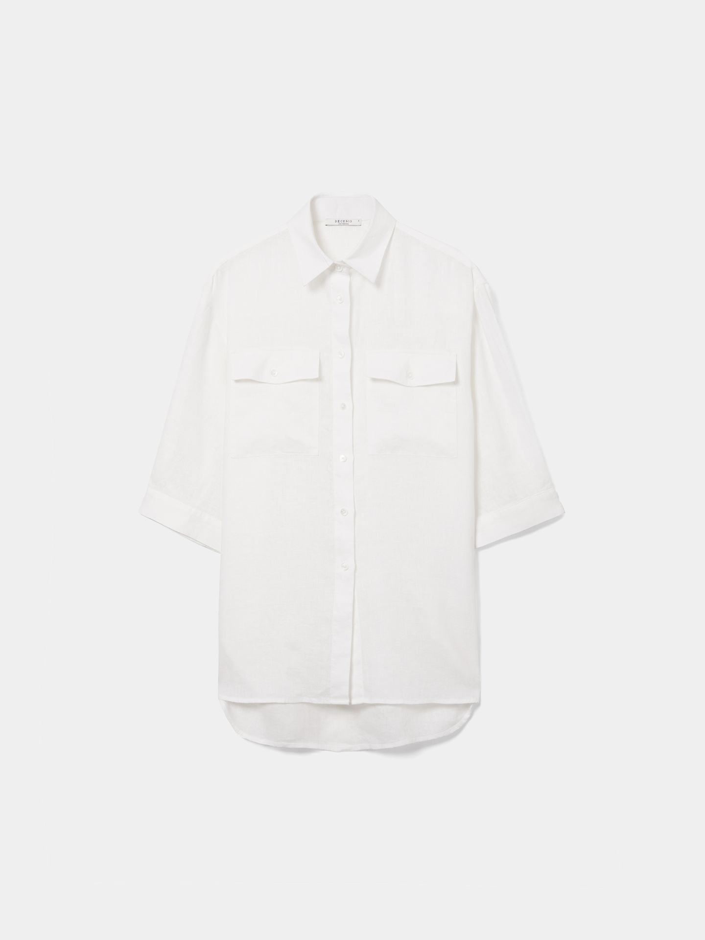 Camisa Assimétrica em Linho