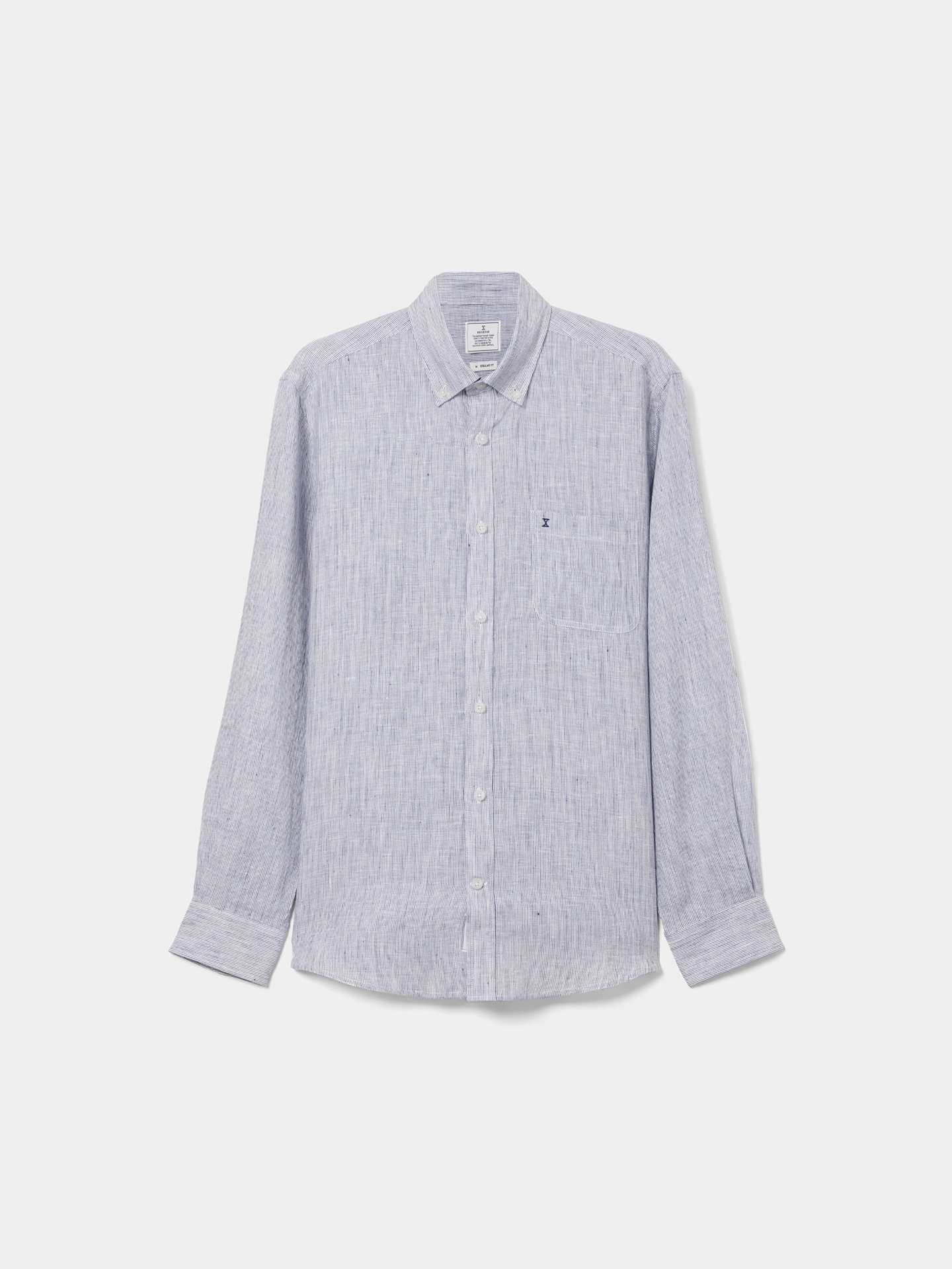 Camisa Regular Fit às Riscas