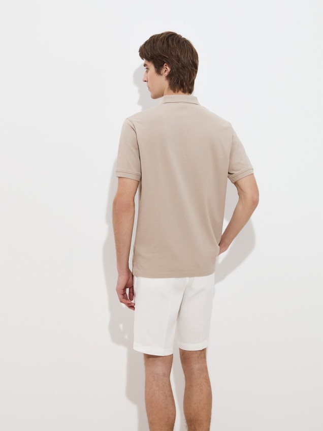 Polo de Algodão Regular Fit