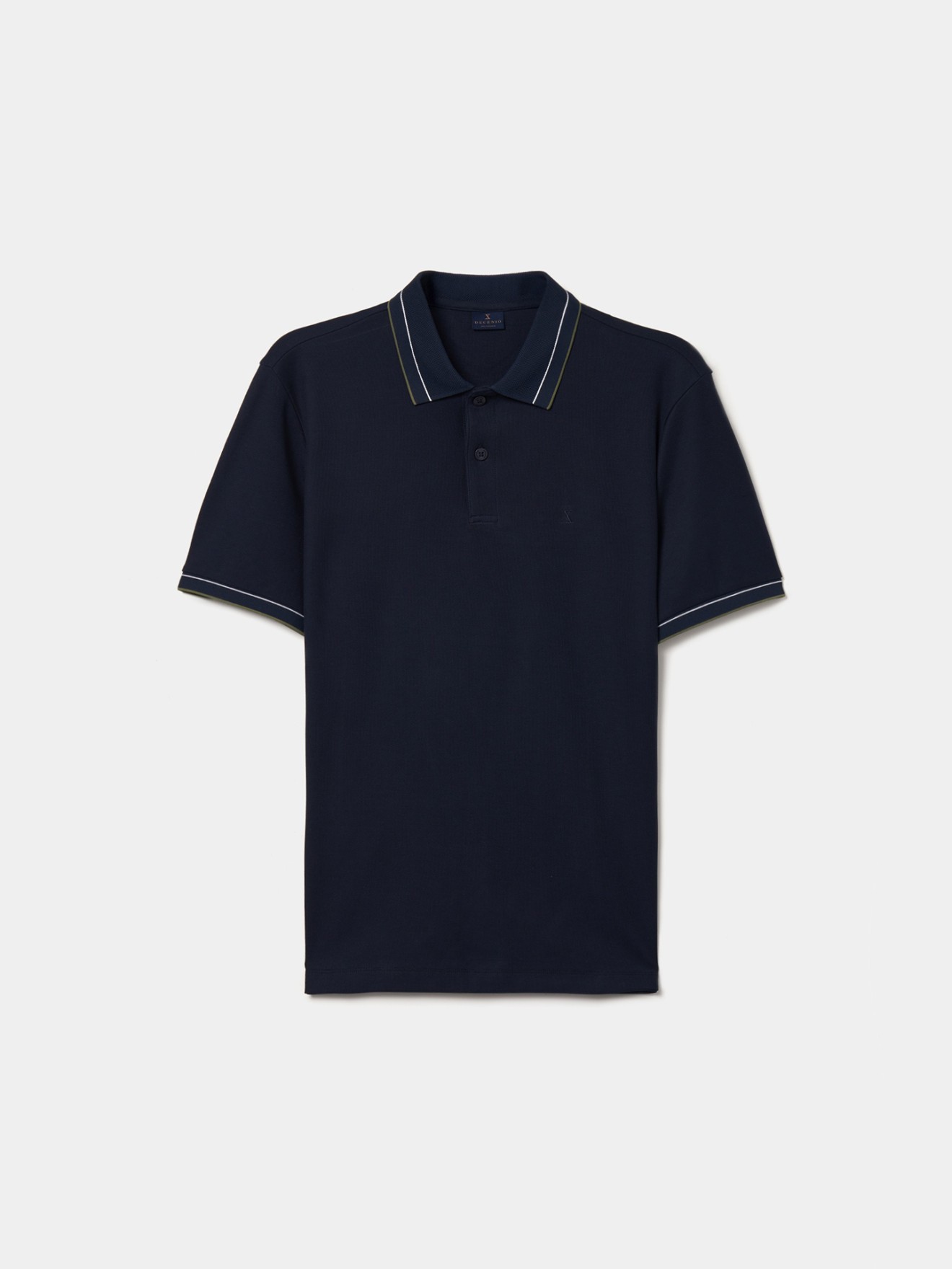Polo Piqué com Riscas