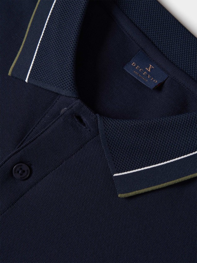 Polo Piqué com Riscas