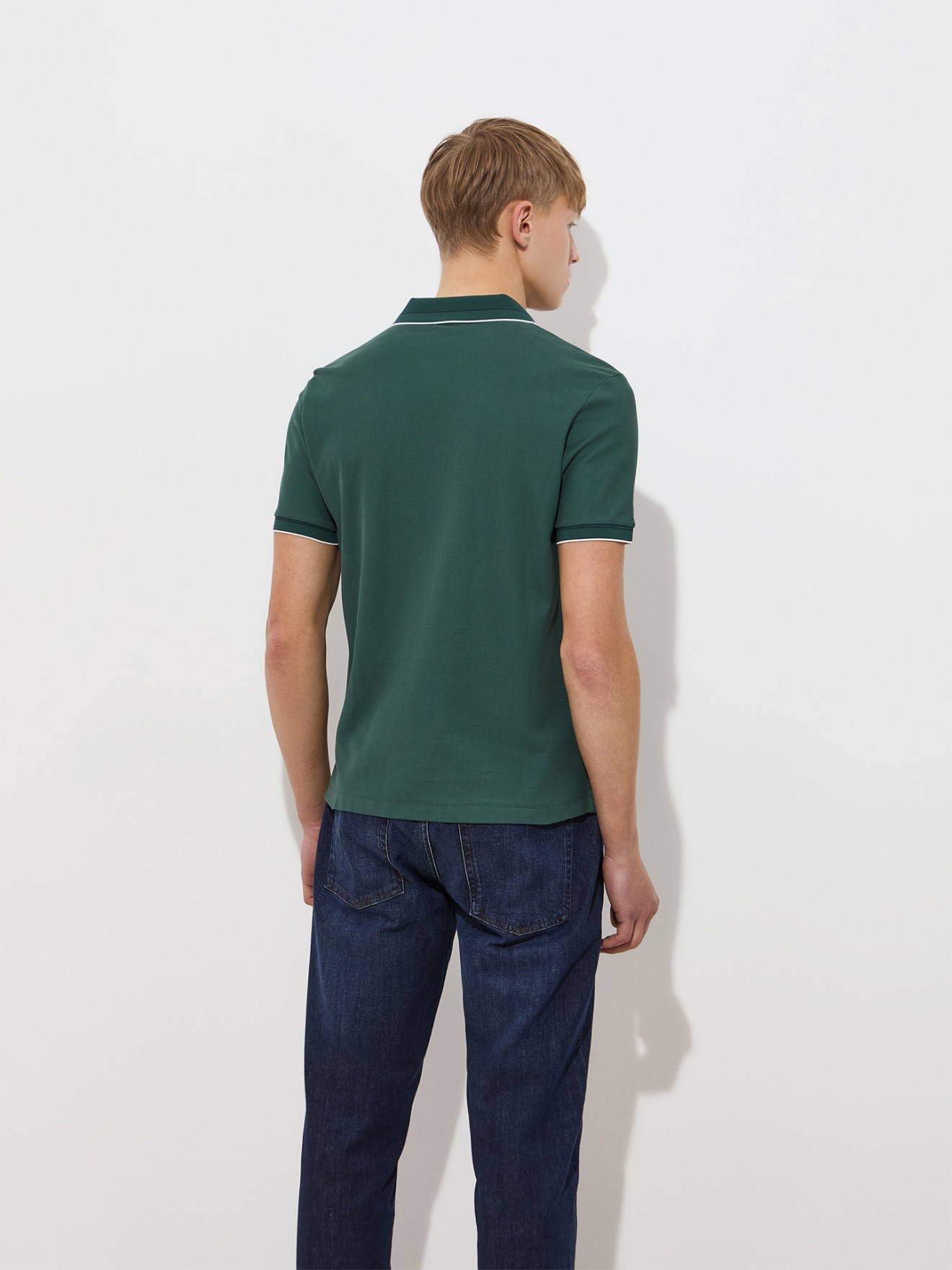 Polo Piqué com Riscas