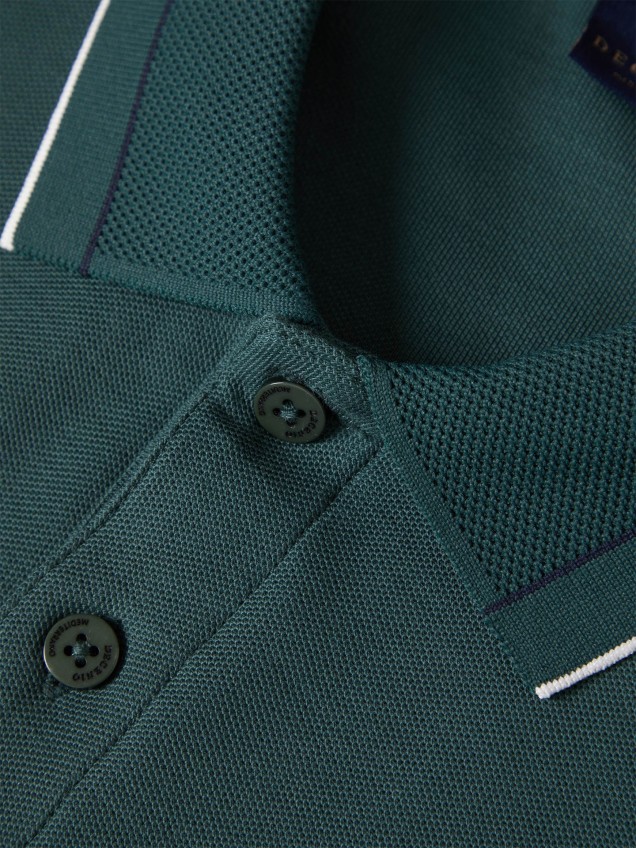 Polo Piqué com Riscas