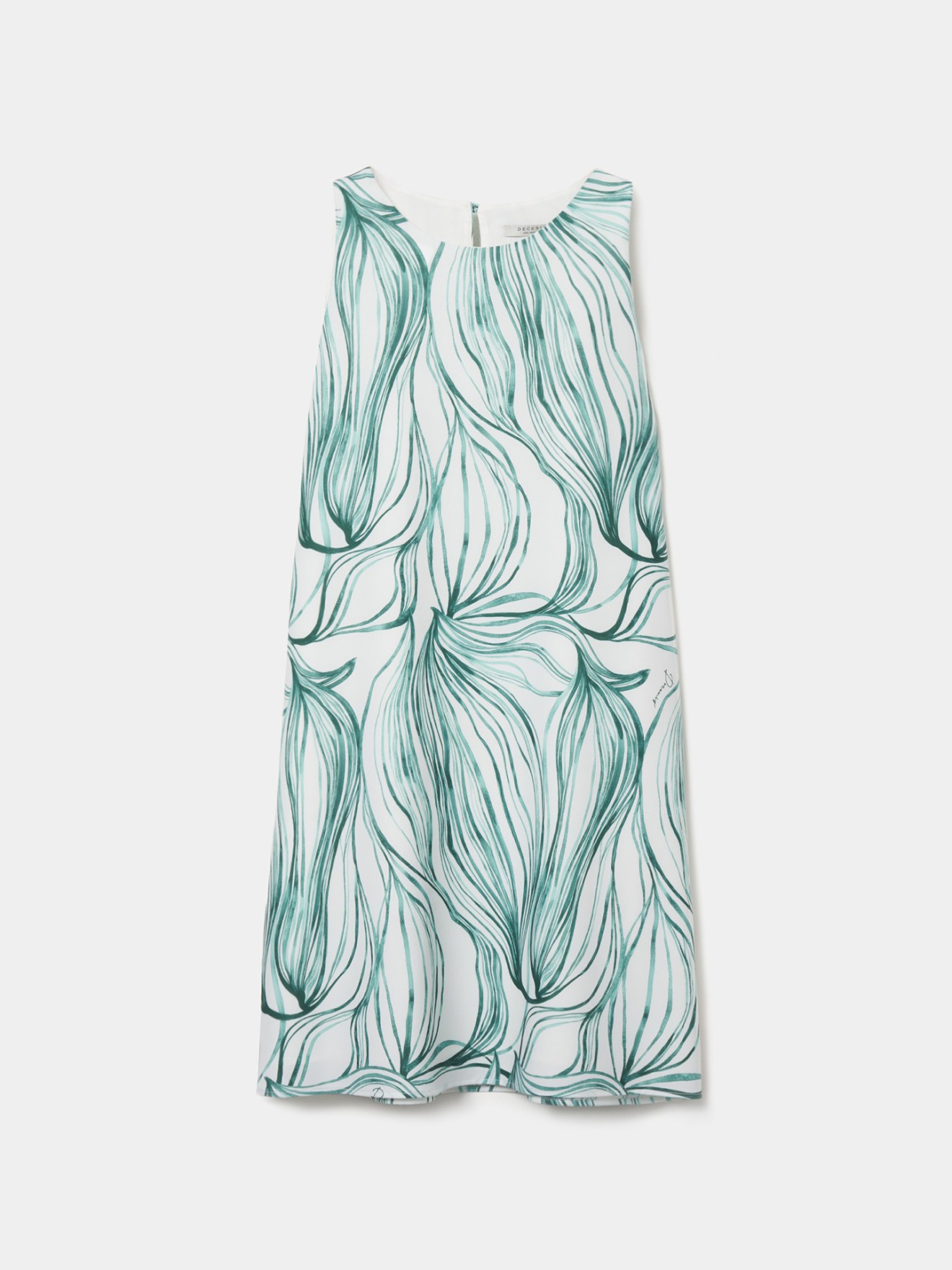 Vestido Curto com Estampado