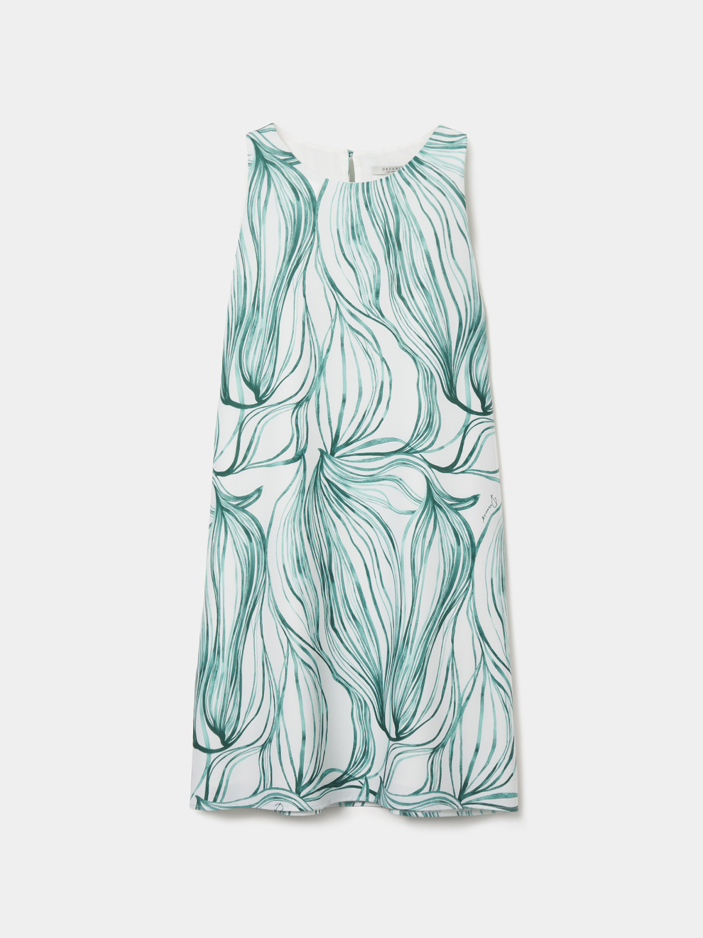 Vestido Curto com Estampado