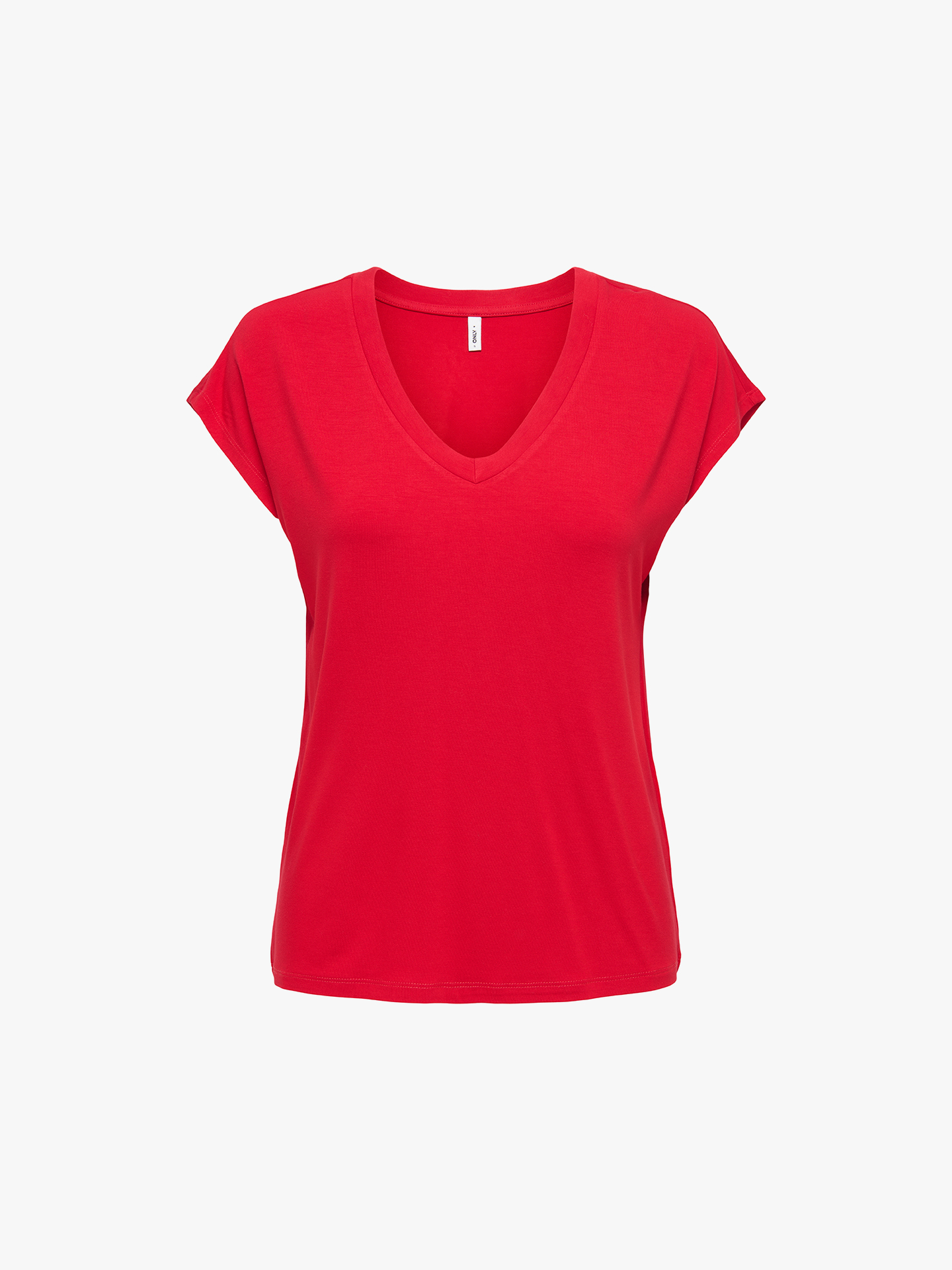 T-shirt com Decote em V