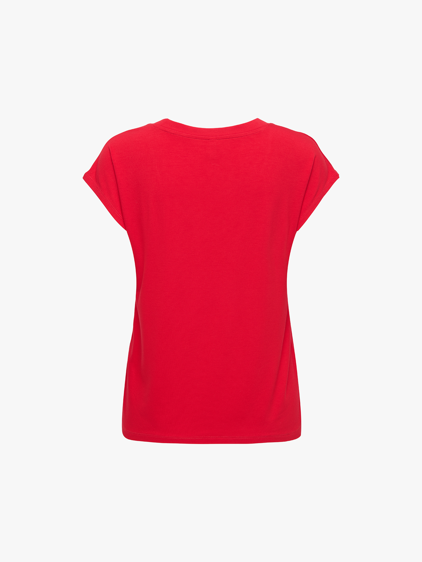 T-shirt com Decote em V