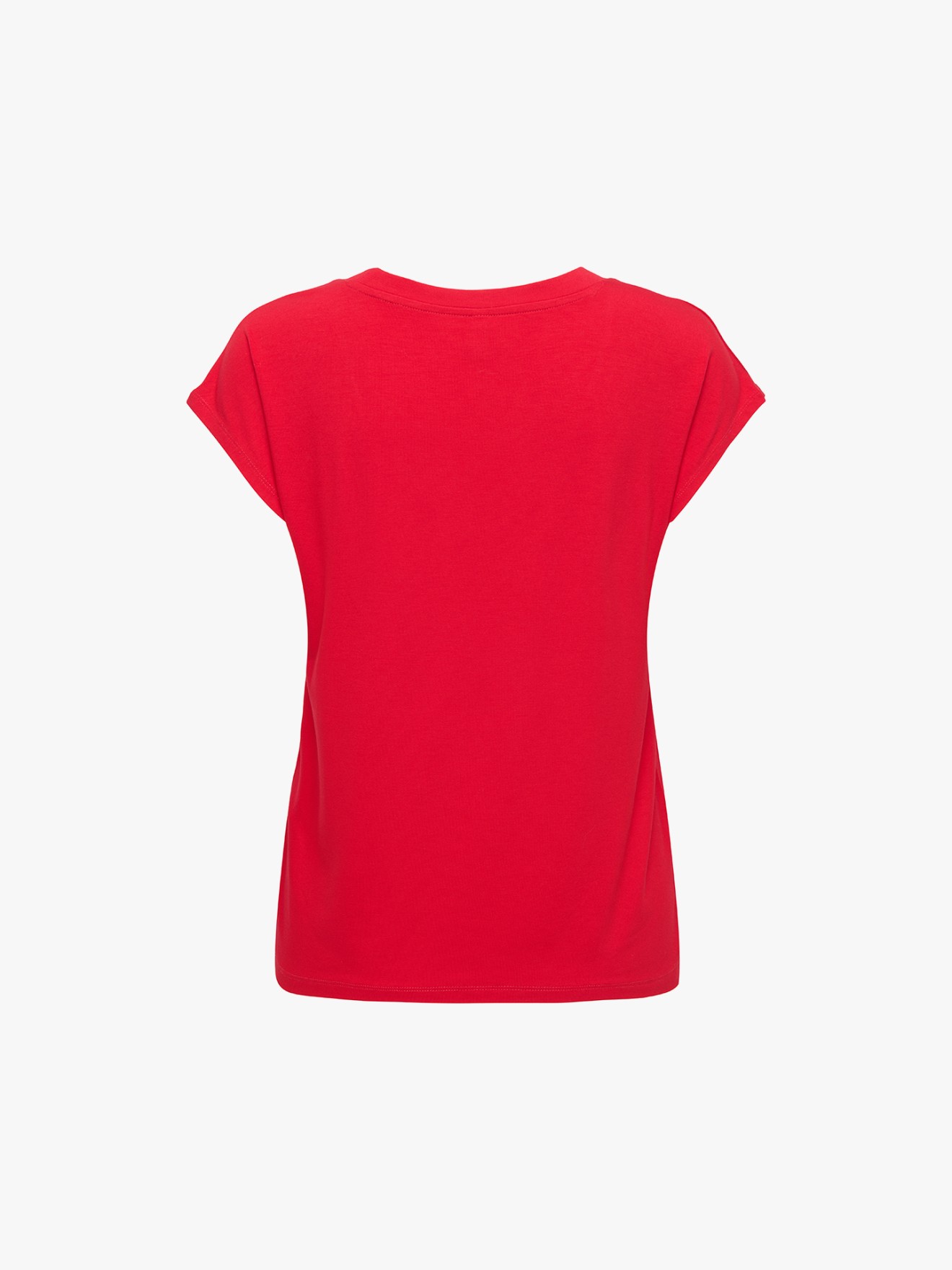 T-shirt com Decote em V