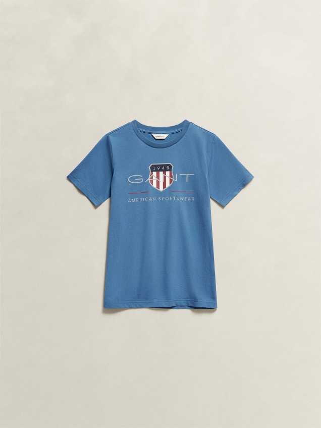T-shirt com Logo Estampado