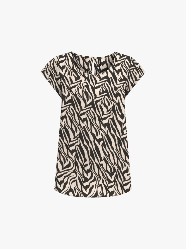 Blusa com Padrão Animal