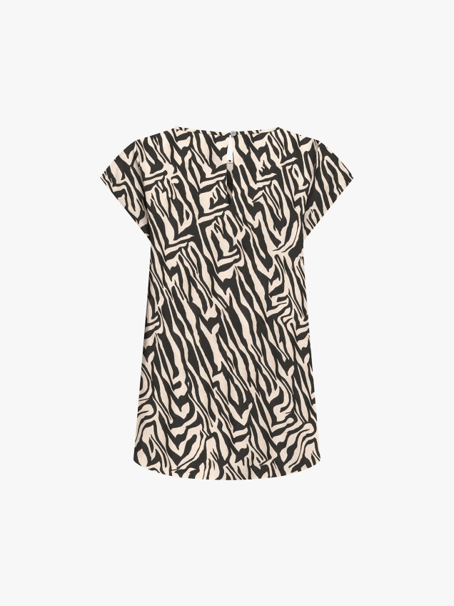 Blusa com Padrão Animal