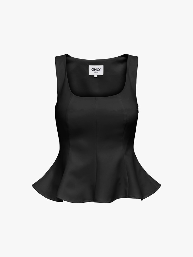 Top com Bainha Peplum