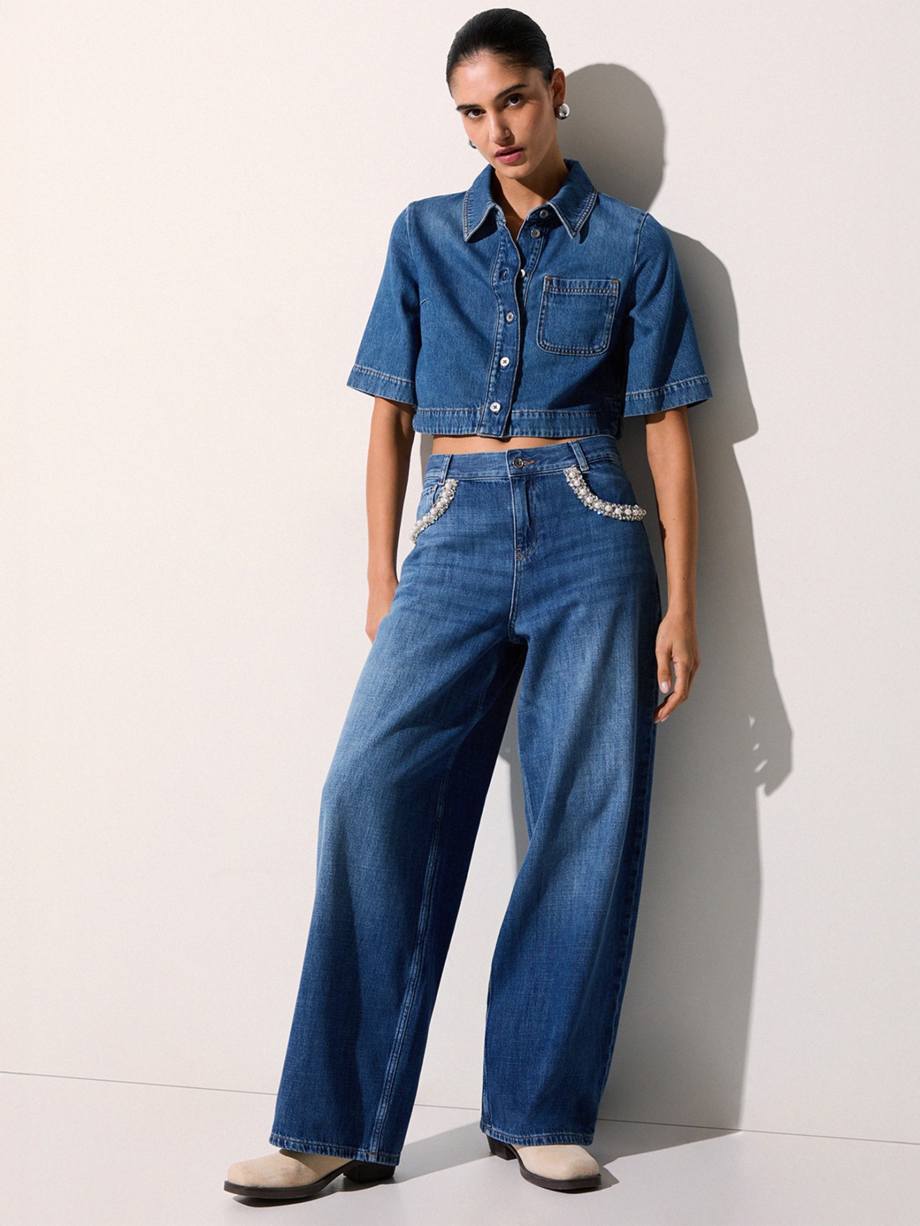Cal�as de Ganga Wide Leg