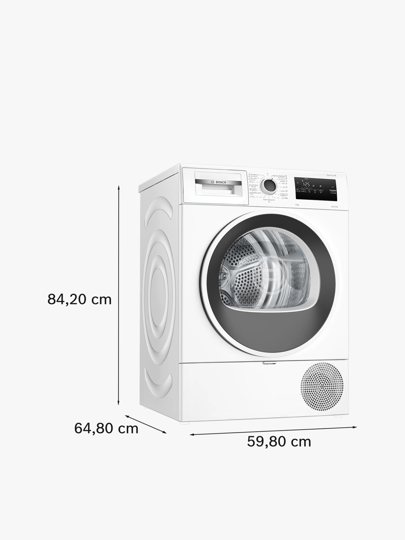 Máquina de Secar Serie 4 8 kg