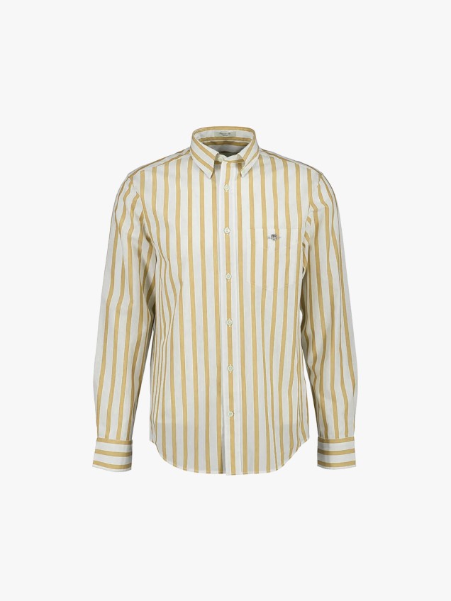 Camisa �s Riscas Regular Fit