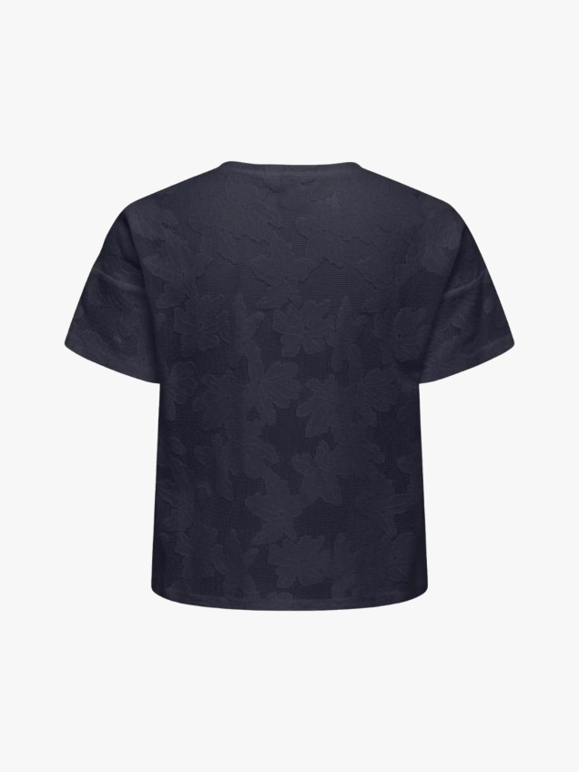 T-shirt em Renda Floral