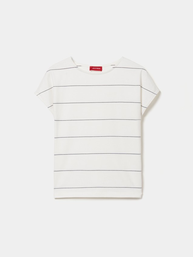 T-shirt às Riscas