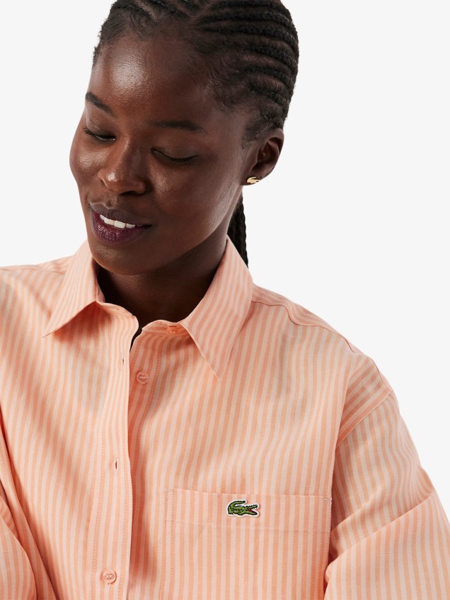 Camisa Oversized às Riscas