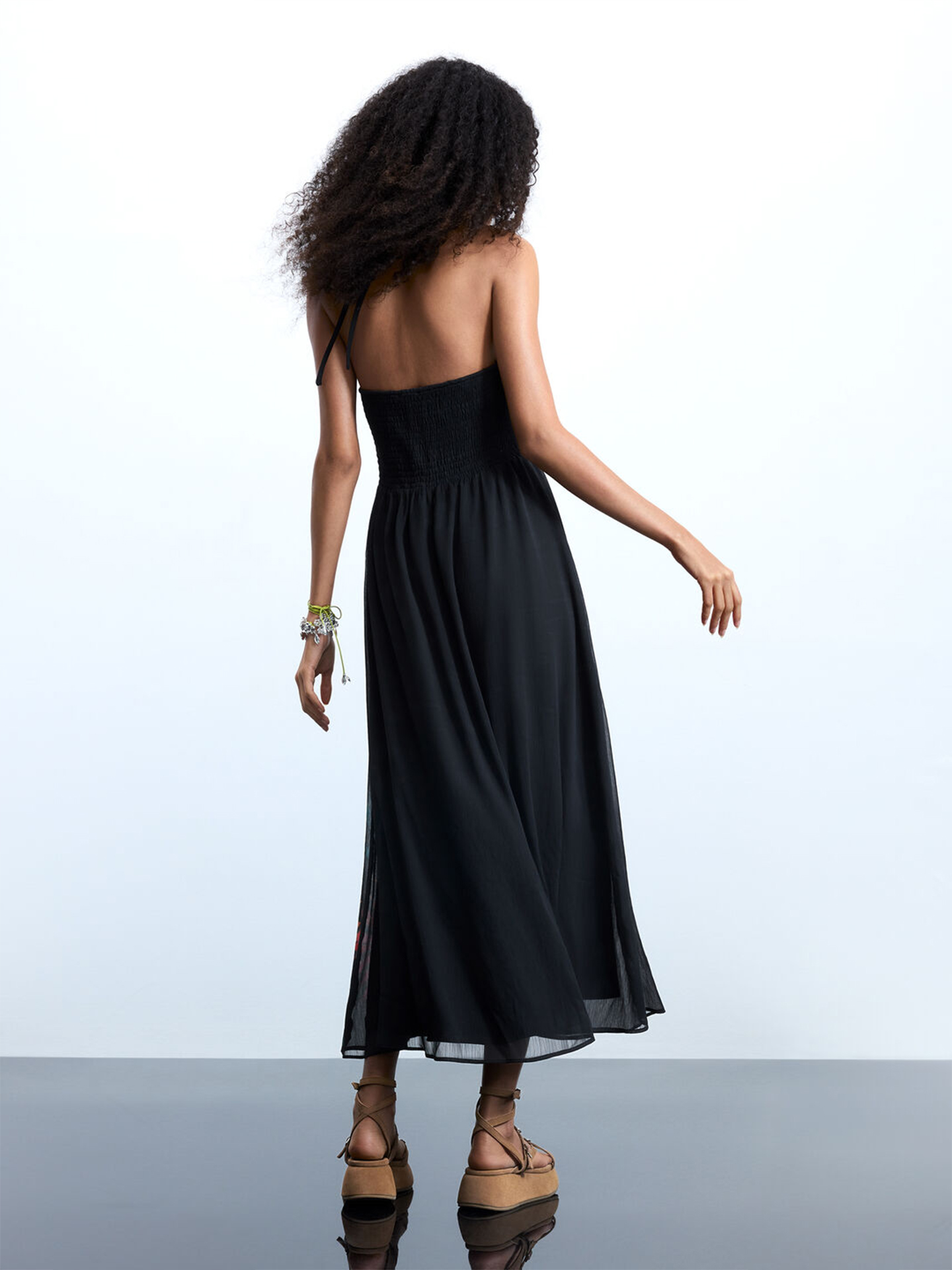 Vestido Midi com Estampado