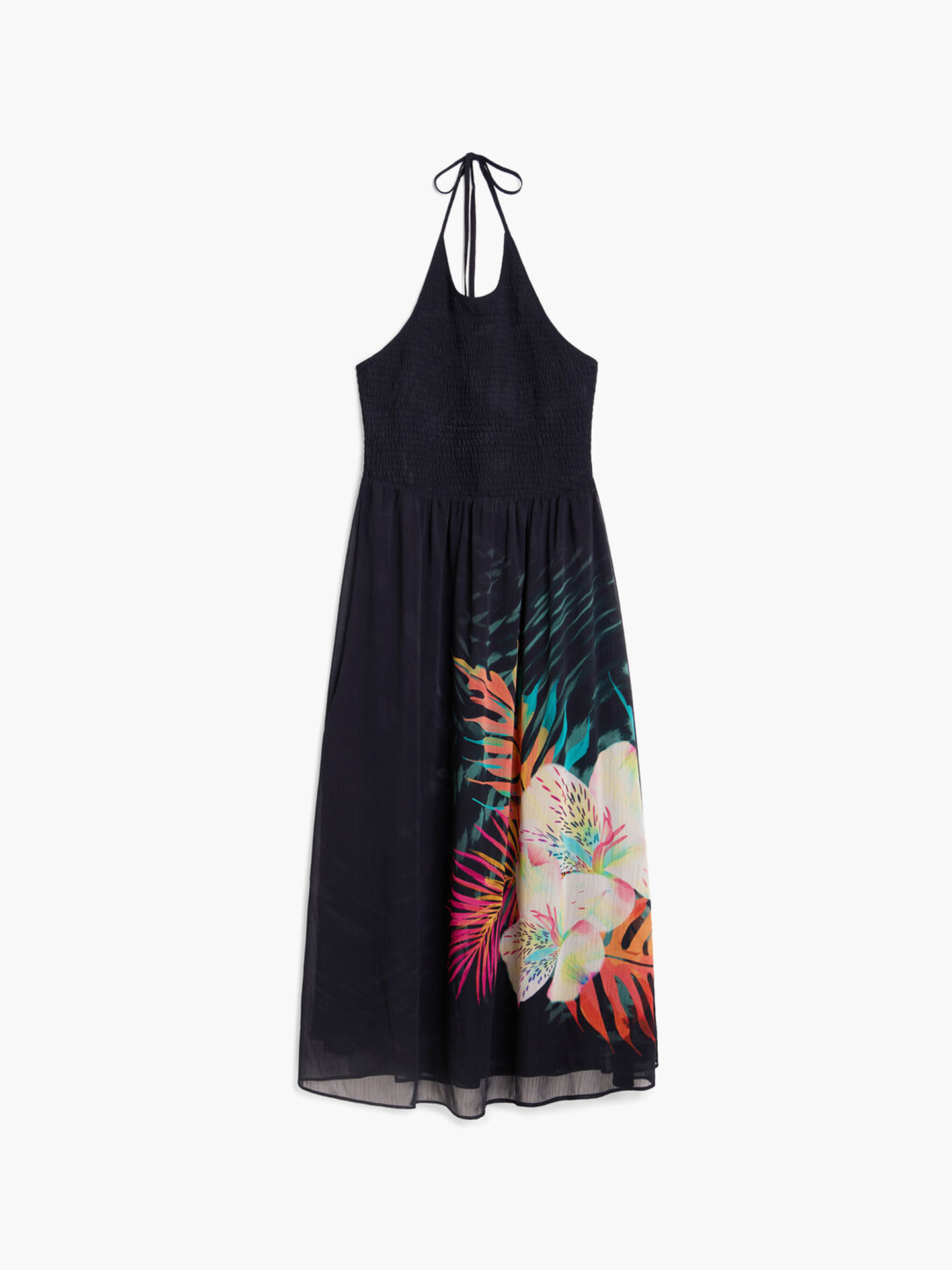 Vestido Midi com Estampado