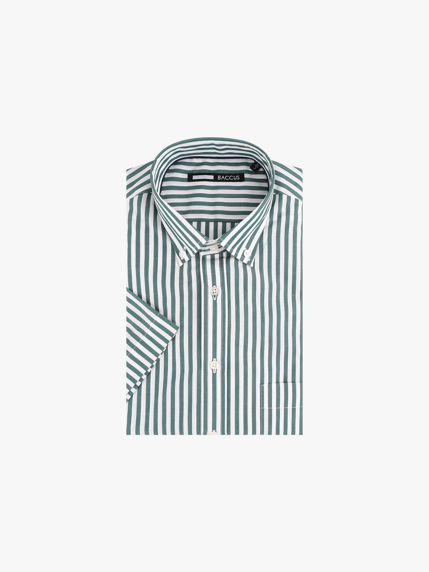 Camisa de Manga Curta às Riscas
