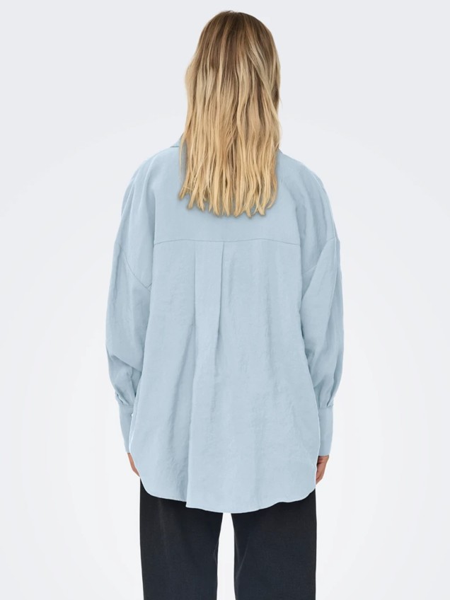 Camisa Oversized de Manga Comprida