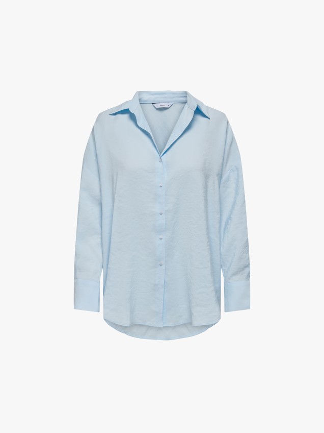 Camisa Oversized de Manga Comprida