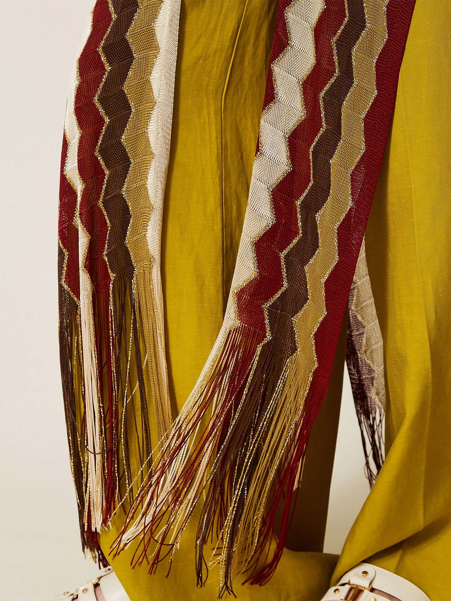 Kaftan em Malha Jacquard