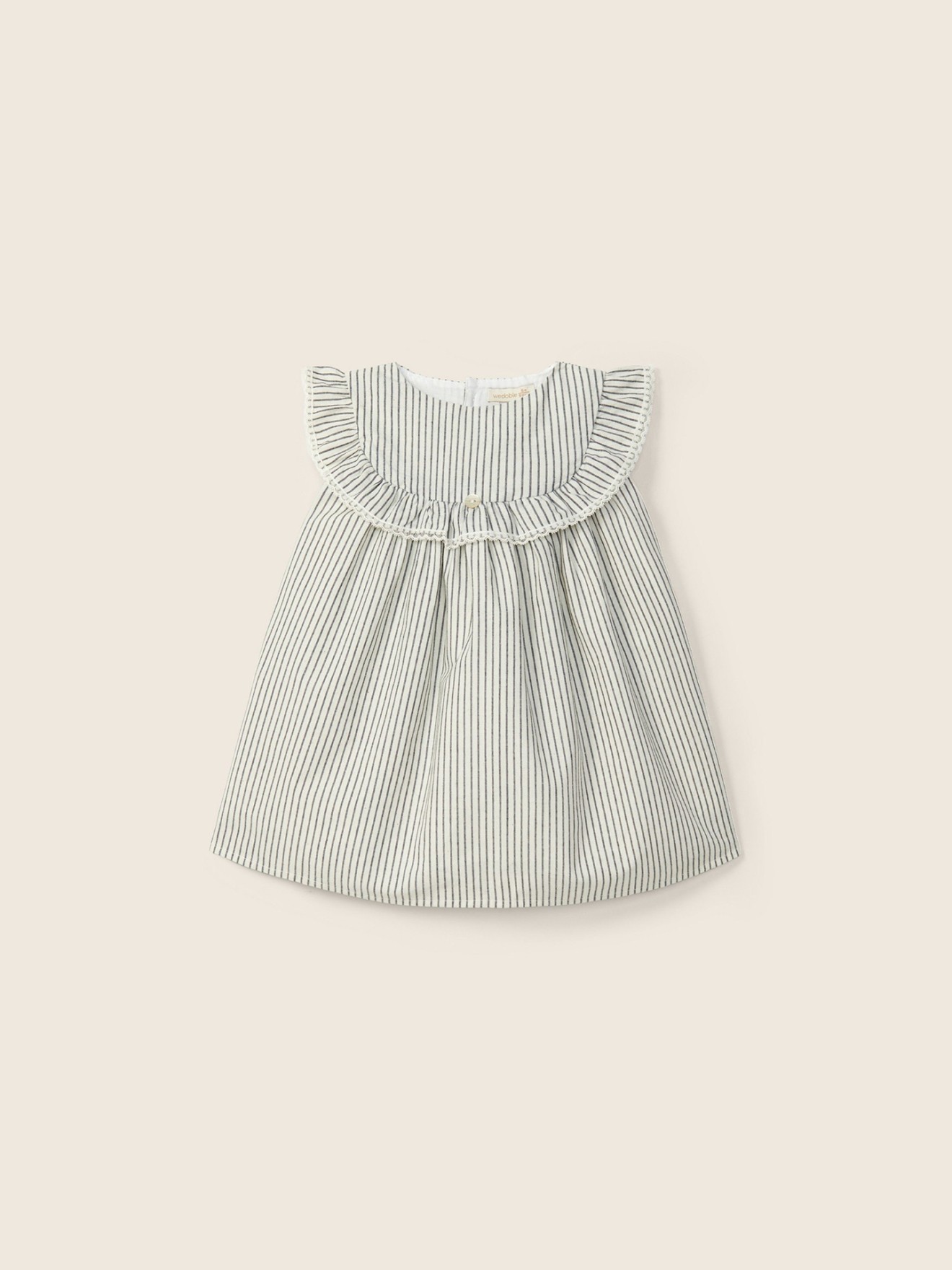 Vestido às Riscas