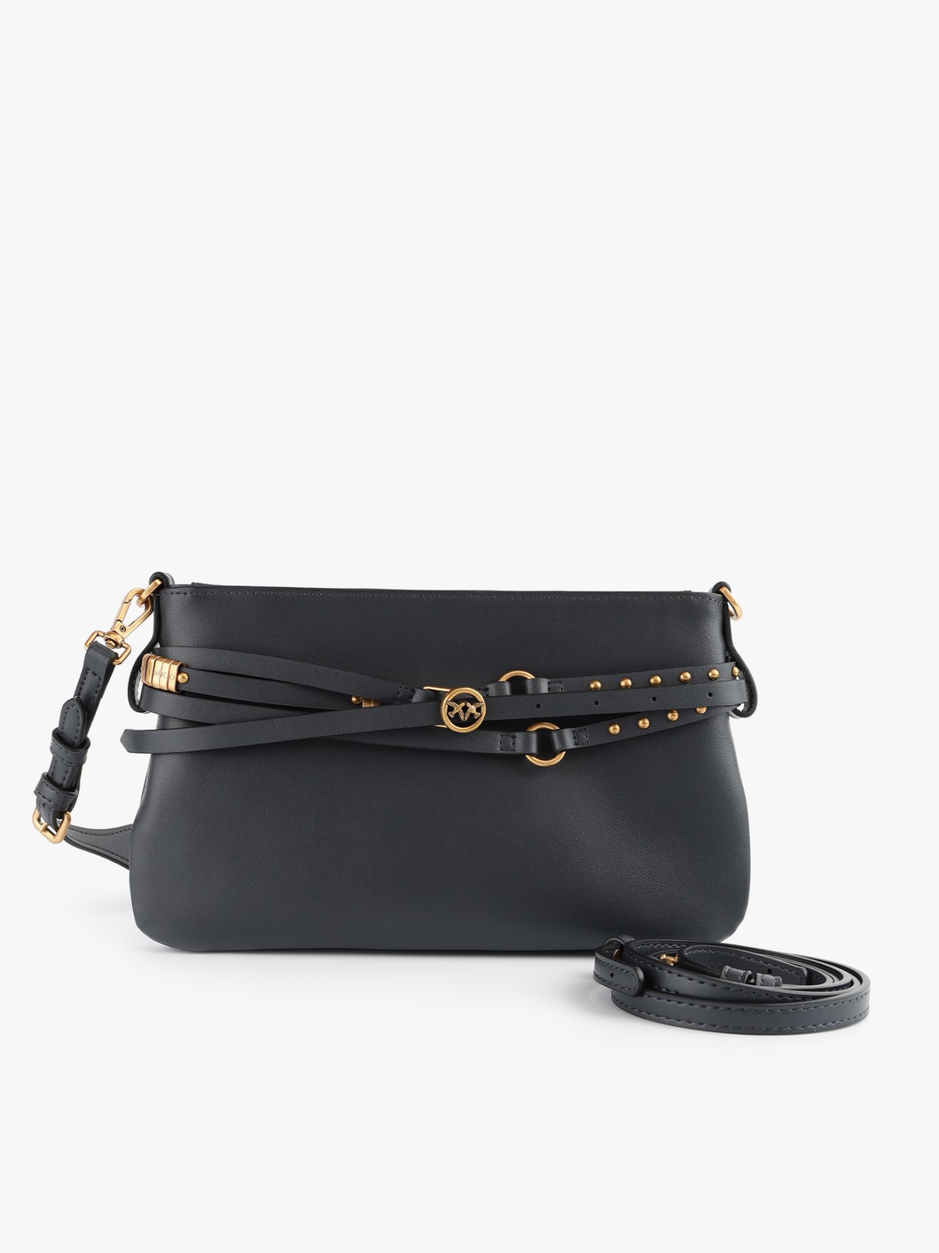 Mala de Ombro Belt Mini em Pele