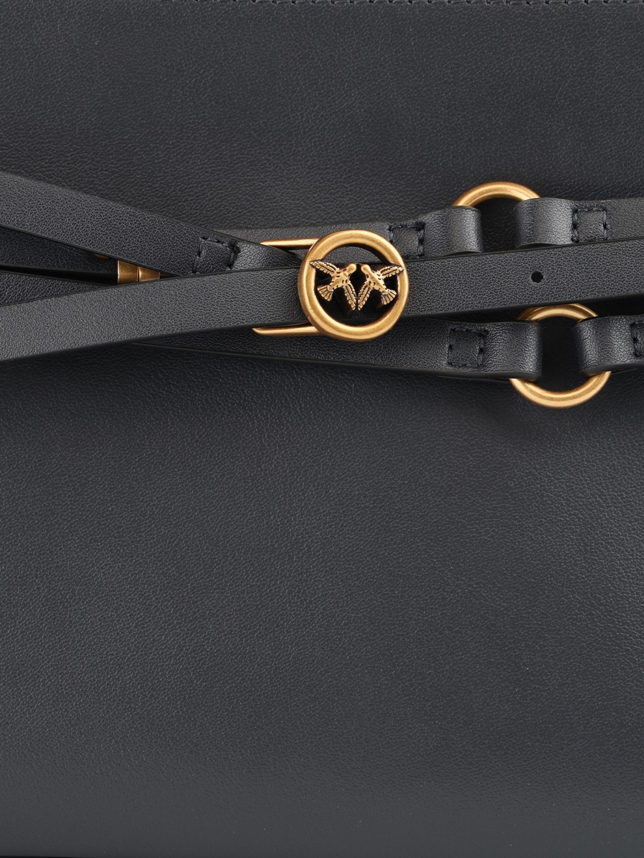 Mala de Ombro Belt Mini em Pele
