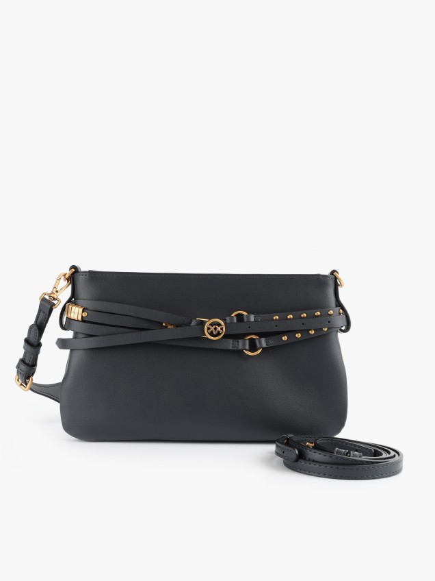 Mala de Ombro Belt Mini em Pele