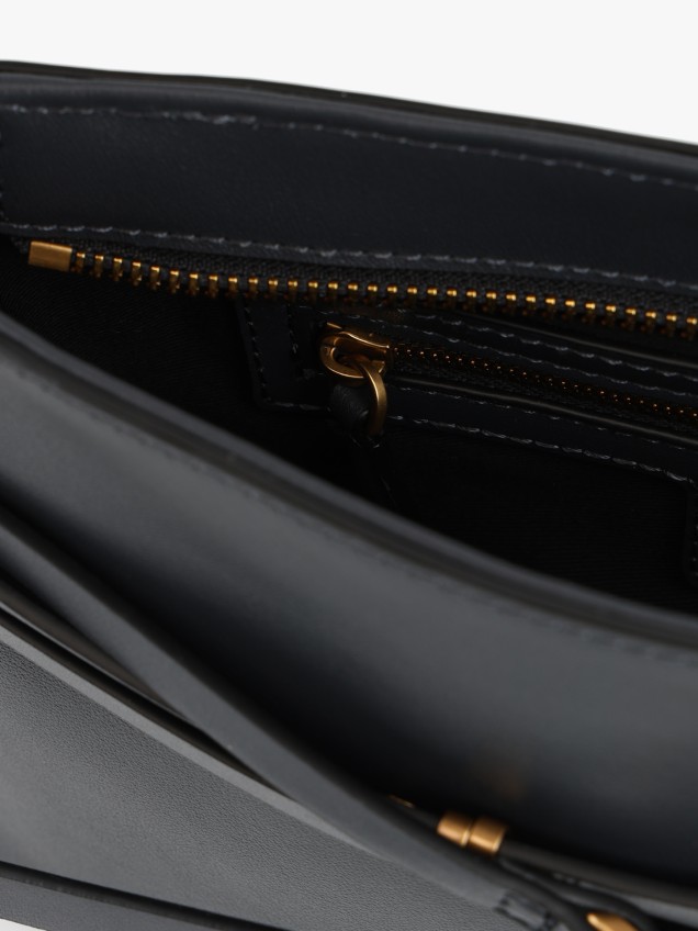 Mala de Ombro Belt Mini em Pele