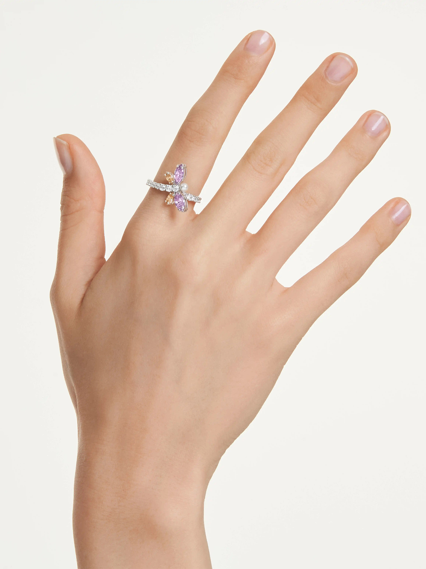 Anel com Motivo Ariana Grande x Swarovski