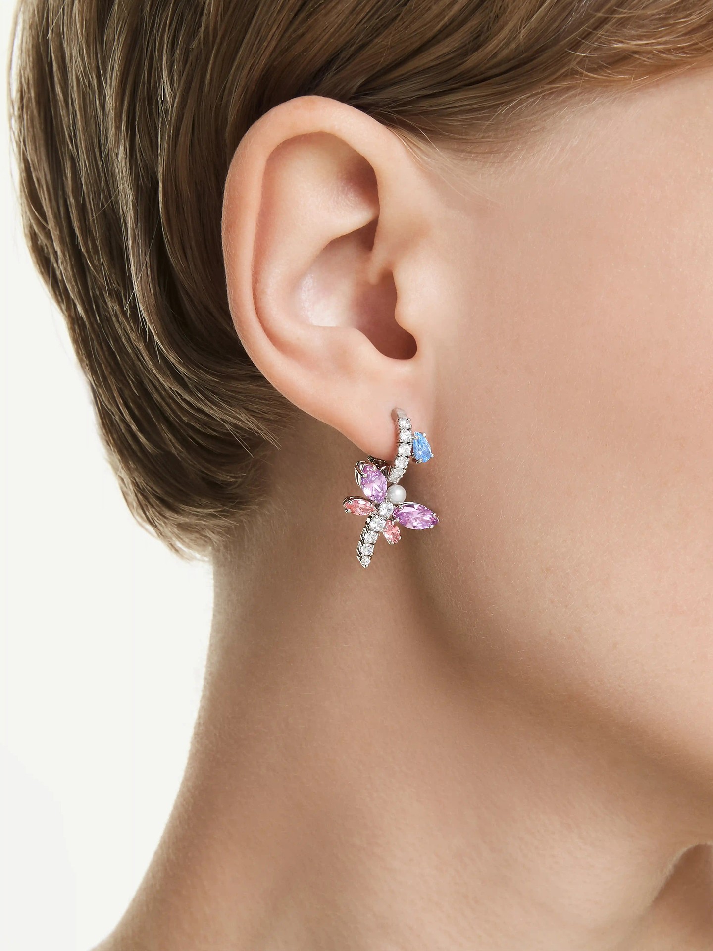 Brincos Compridos Ariana Grande x Swarovski