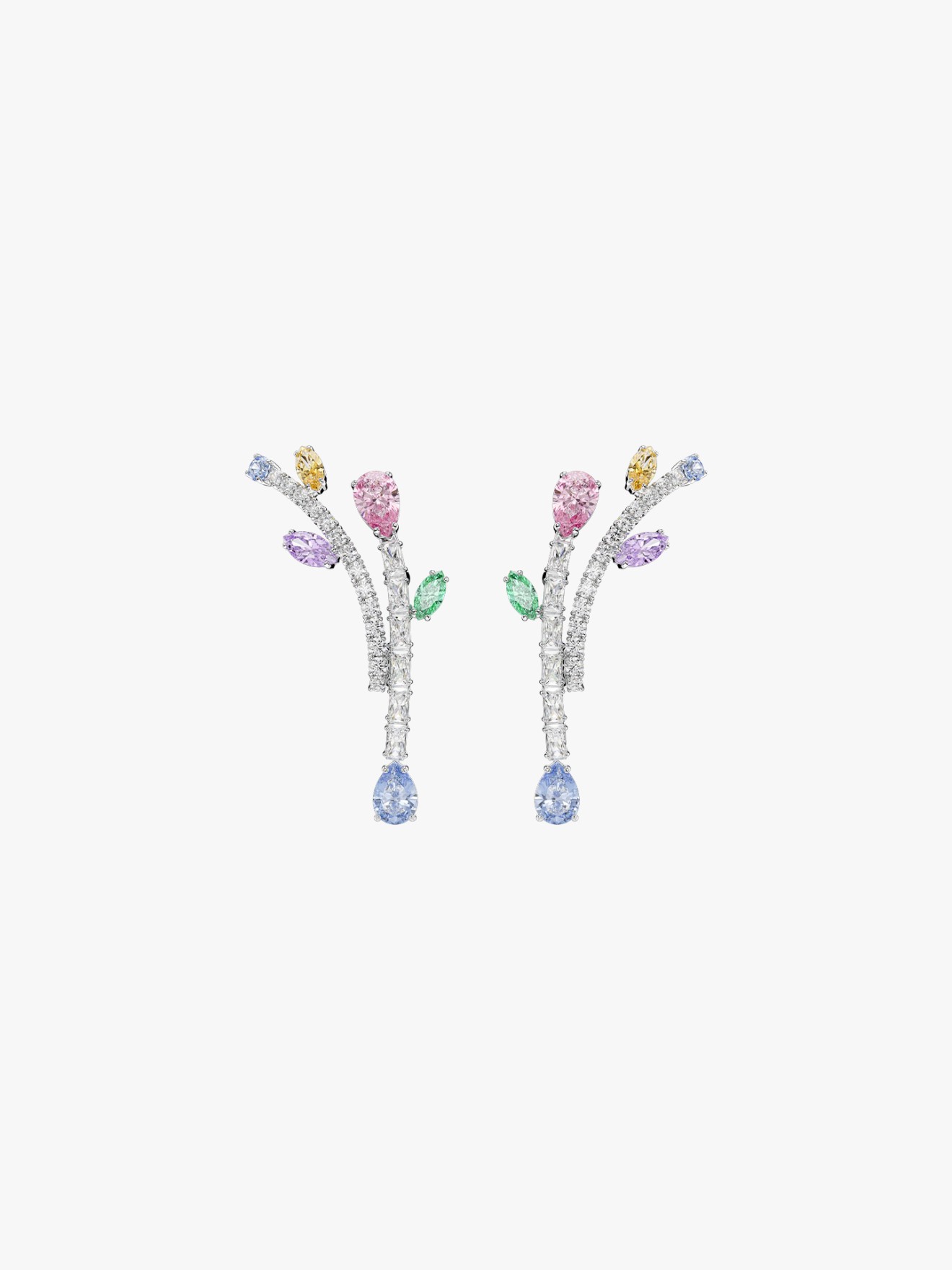 Brincos Compridos Ariana Grande x Swarovski