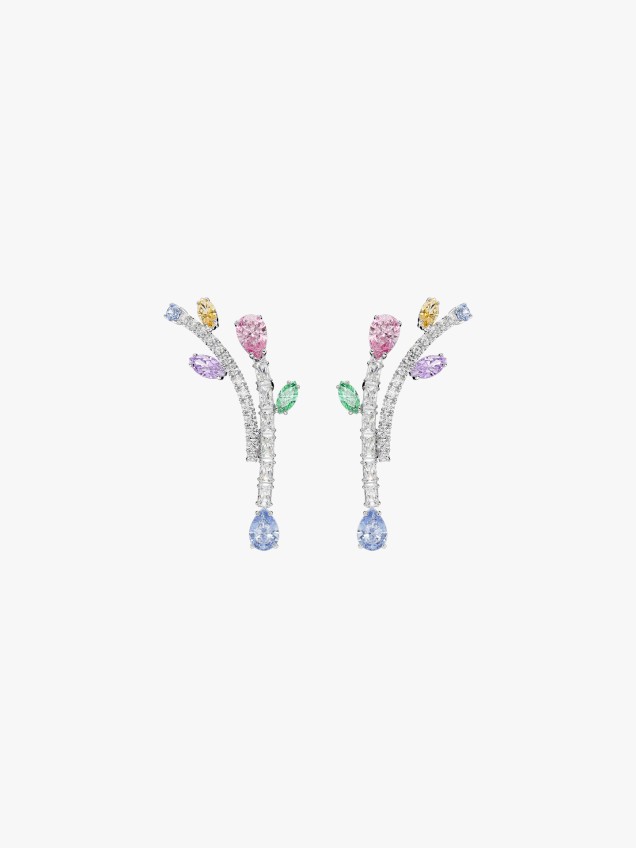 Brincos Compridos Ariana Grande x Swarovski
