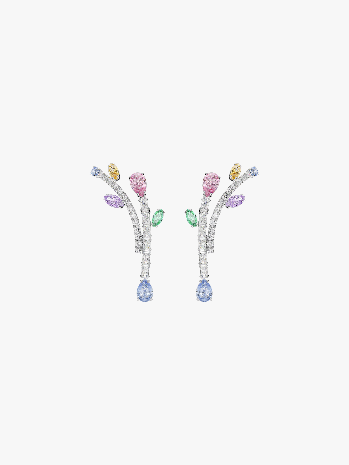 Brincos Compridos Ariana Grande x Swarovski