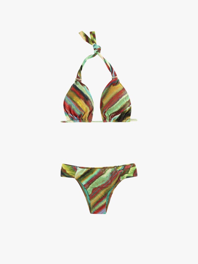 Biquíni Halter Estampado